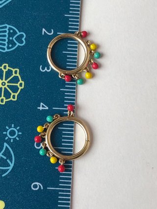 Pendientes Aristocrazy Oro 9k Multicolor