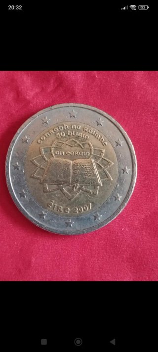 Moneda 2 euros Irlanda 2007