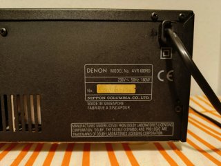 Receptor Amplificador AV DENON AVR-600RD