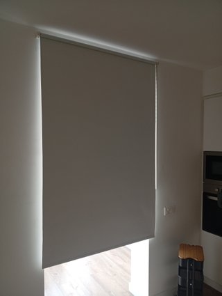 4 Estores Opacos Negros IKEA 120 cm