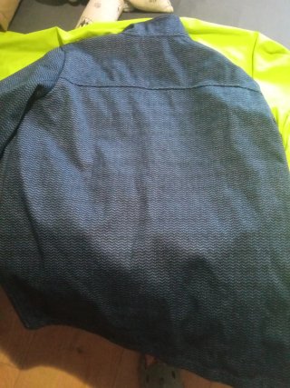 Giubbotto sportivo uomo blu/nero