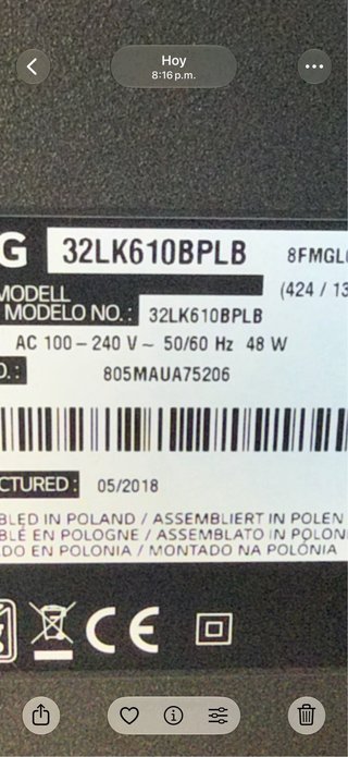 Smart TV LG 32LK610BPLB  Buen Estado