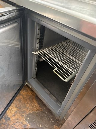 Bajo mostrador refrigerado acero inoxidable