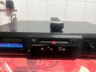 Minidisc Sony MDS-JE440 Negro