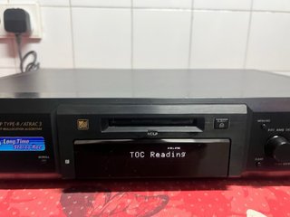 Minidisc Sony MDS-JE440 Negro