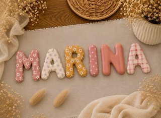 Letras Decorativas de cerámica