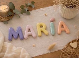 Letras Decorativas de cerámica