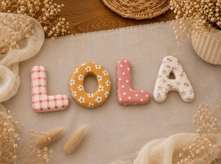 Letras Decorativas de cerámica