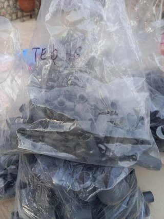 Lote Tuberías PVC Codos y Tes 500 uds
