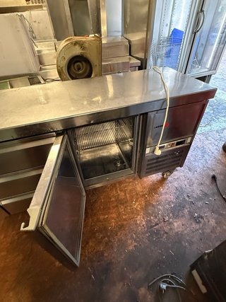 Bajo mostrador refrigerado acero inoxidable cajone