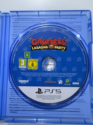 PS5 Garfield Lasagna Party