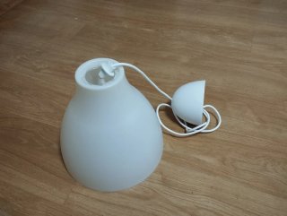 Lámpara colgante blanca