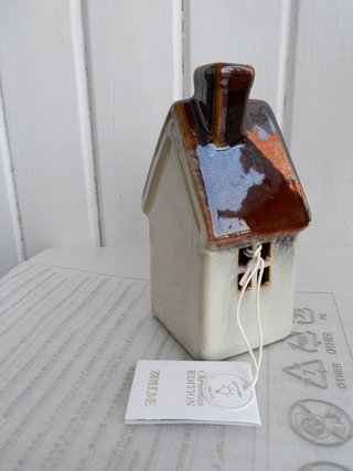 ZaraHome 2 Adornos Ceramica Casitas con Luz Nuevas