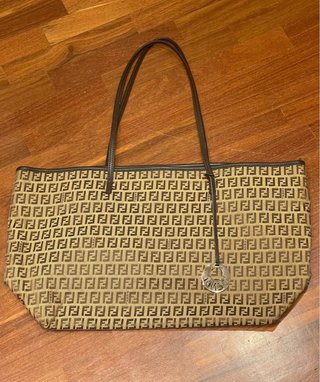 Borsa Fendi Zucca Beige/Marrone