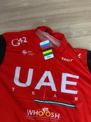 Maillot Ciclismo UAE Team Emirates Rojo XXL
