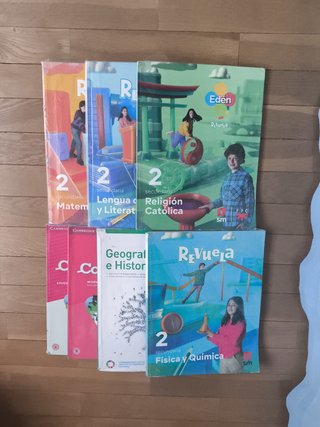 6 Libros ESO. 2o pack completo.