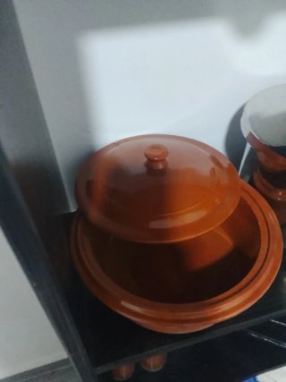 Cazuela de barro artesanal