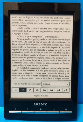 E-Reader Sony PRS T1 Negro