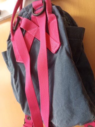 Mochila Fjallraven Kanken Mini Azul/Rosa