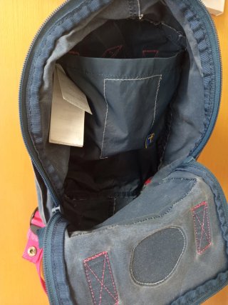 Mochila Fjallraven Kanken Mini Azul/Rosa