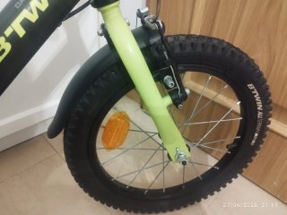 Bicicleta Infantil Btwin Dark Hero 500 16
