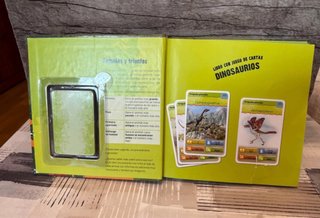Libro Juego Cartas Dinosaurios 32 Cartas