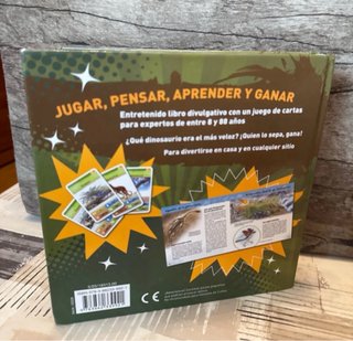 Libro Juego Cartas Dinosaurios 32 Cartas