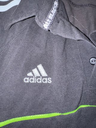Polo Adidas All Blacks Vintage Anni 2000