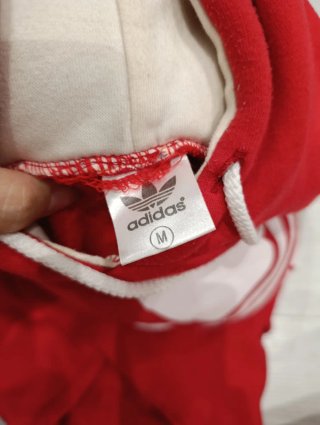 Sudadera Adidas Roja Hombre