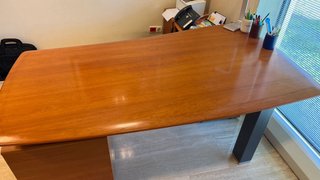 Mesa de despacho madera cerezo americano
