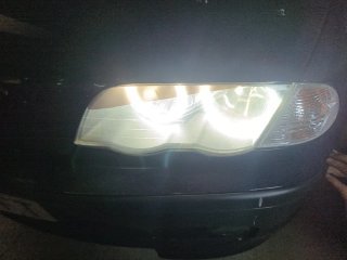 Faros BMW E46 ojos de angel