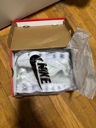 Nike Shox TL Plata y Blanco