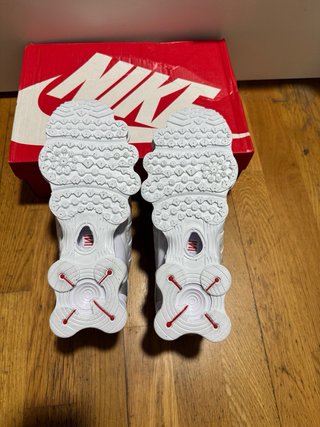 Nike Shox TL Plata y Blanco