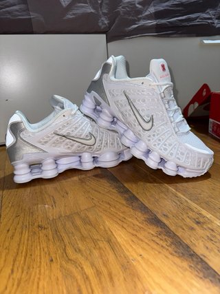 Nike Shox TL Plata y Blanco