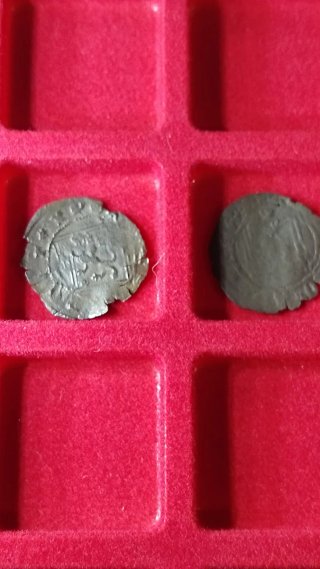 2 Monedas Antiguas Medieval