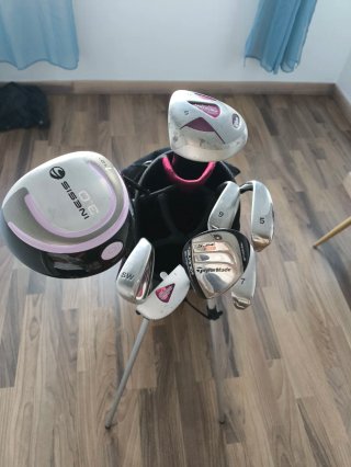 Kit Golf Mujer Bolsa Wilson + palos