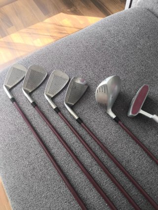 Kit Golf Mujer Bolsa Wilson + palos