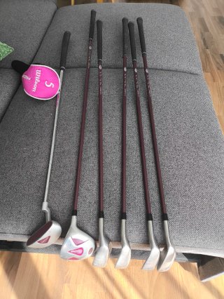 Kit Golf Mujer Bolsa Wilson + palos