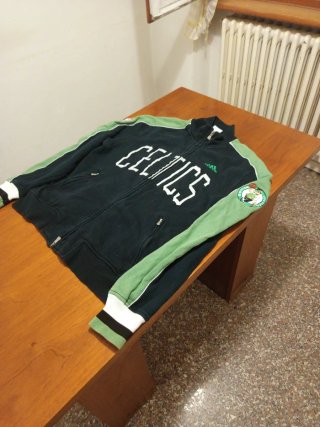 Felpa Boston Celtics NBA con Zip - Taglia M