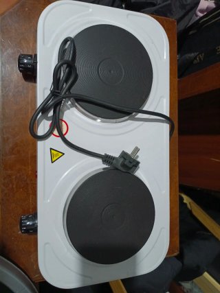 Hornillo Eléctrico Doble Sin Uso