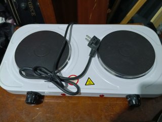 Hornillo Eléctrico Doble Sin Uso