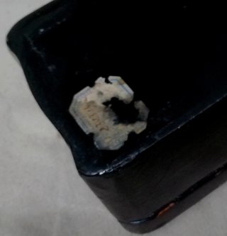 Scatola decorata per ventagli