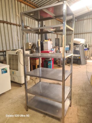 Estantería Acero Inox 95x70x225cm