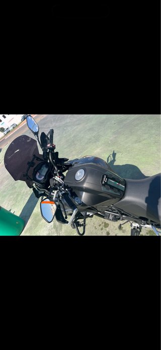 Moto Aventura Gris Bien Cuidada