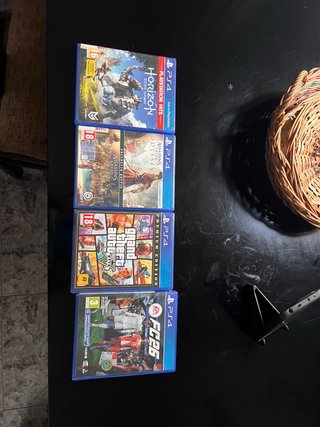 PS4 Videojuegos: Horizon, Assassin's Creed, GTA V,