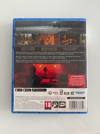 PS5 Martha is Dead + Poster + stickers