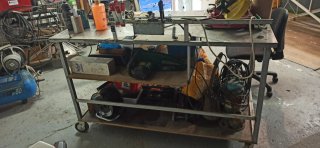 Mesa de trabajo industrial