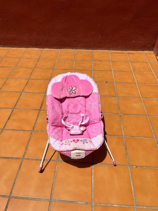 Hamaca Bebé Fisher-Price Rosa Flores