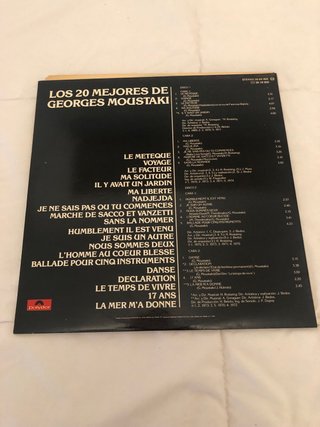 Vinilo Georges Moustaki - Los 20 Mejores