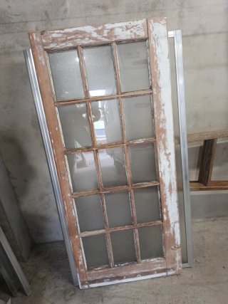 Ventana Vintage Madera y Cristal.